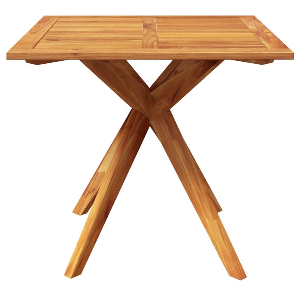 Garden Table 85x85x75 cm Solid Wood Acacia - anydaydirect