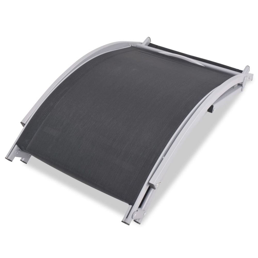 Folding Sun Loungers 2 pcs Aluminium and Textilene - anydaydirect
