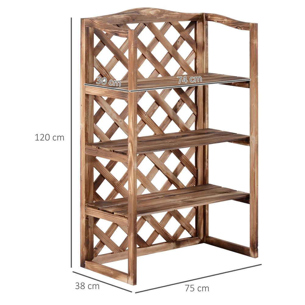 Outsunny 3-Tier Flower Stand, 120H cm - anydaydirect