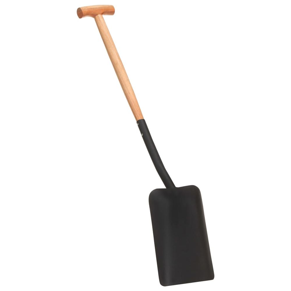 Garden Shovel T Grip Steel and Hardwood - anydaydirect