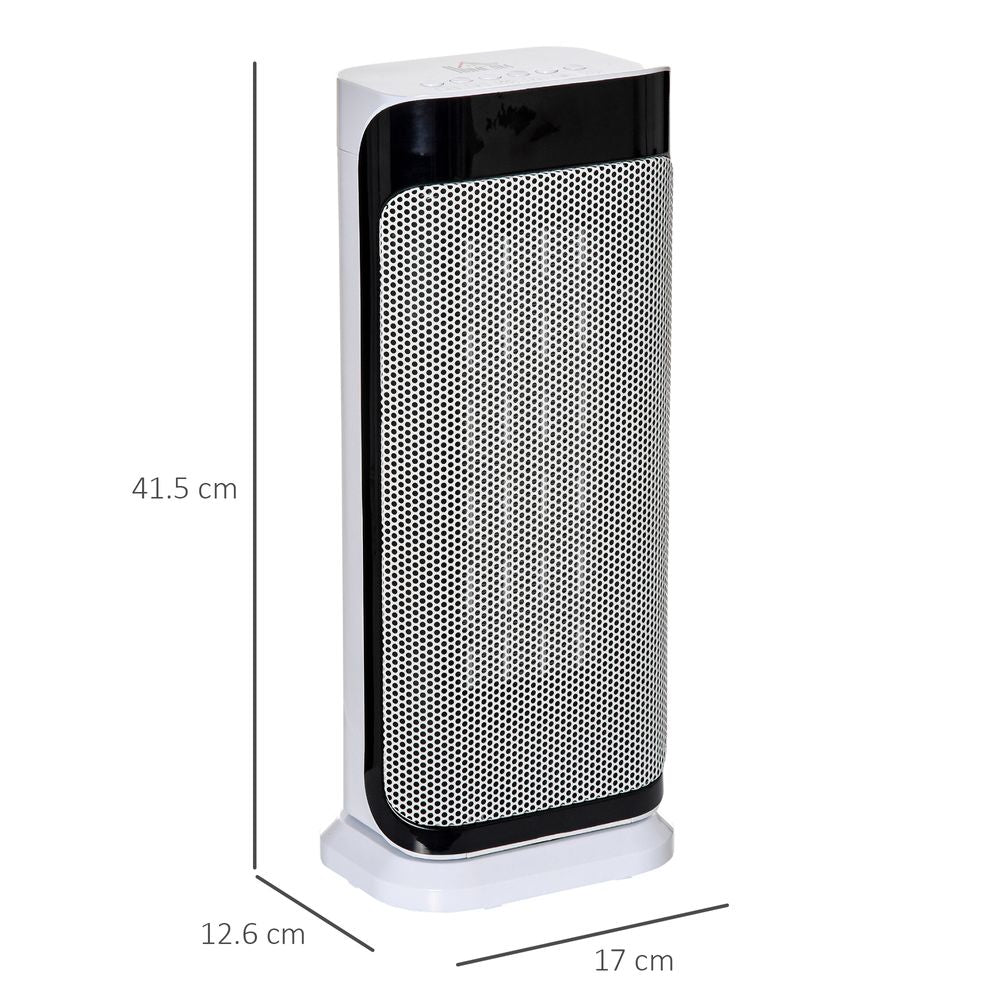Ceramic Space Heater Oscillating Portable Tower Heater w/ Three Heating Mode - anydaydirect