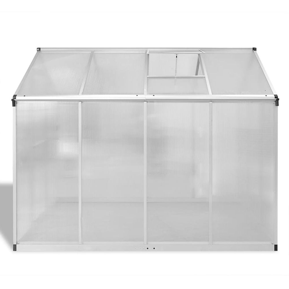 Reinforced Aluminium Greenhouse with Base Frame 4.6 m� - anydaydirect
