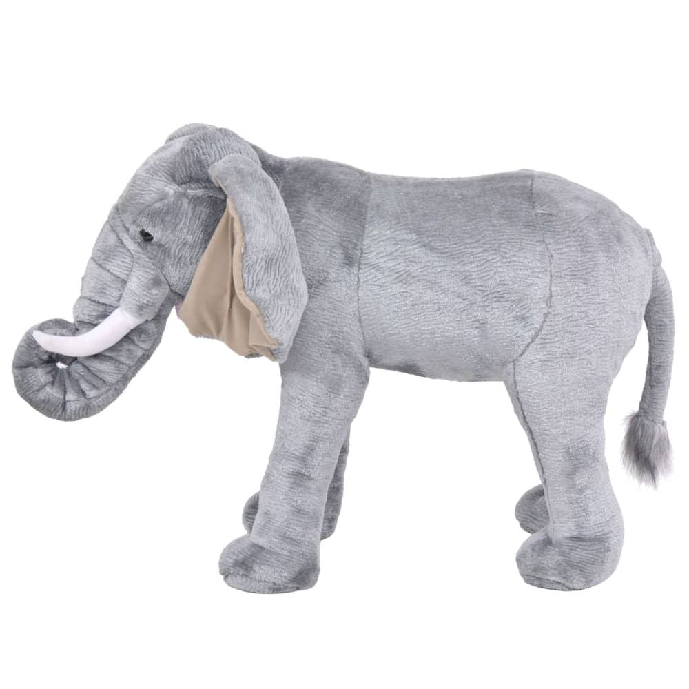 Standing Plush Toy Elephant Grey XXL - anydaydirect