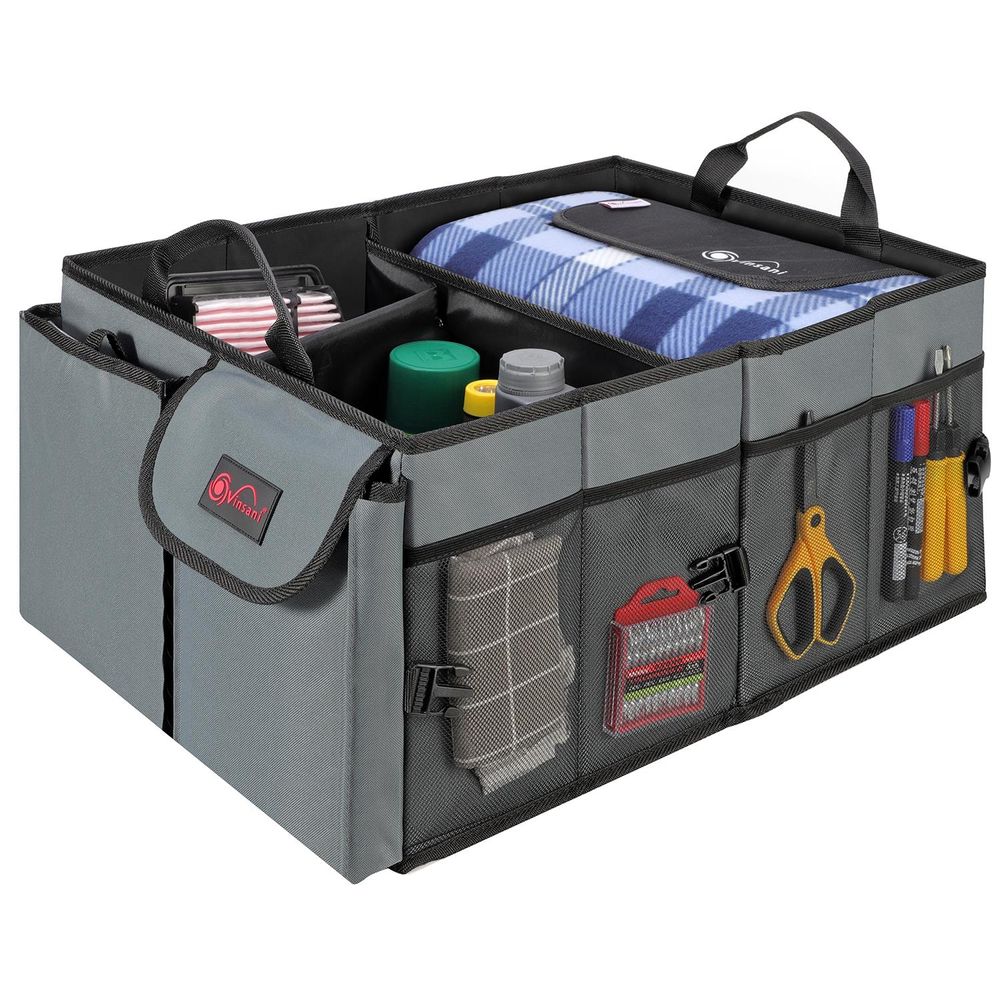 Deluxe Car Boot Storage Organiser Case Tool Bag - All Vehicles - anydaydirect