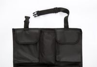 1 & 2 Deluxe Multi Pocket Hanging Car Back Seat Pouch Storage Organiser - Black - anydaydirect