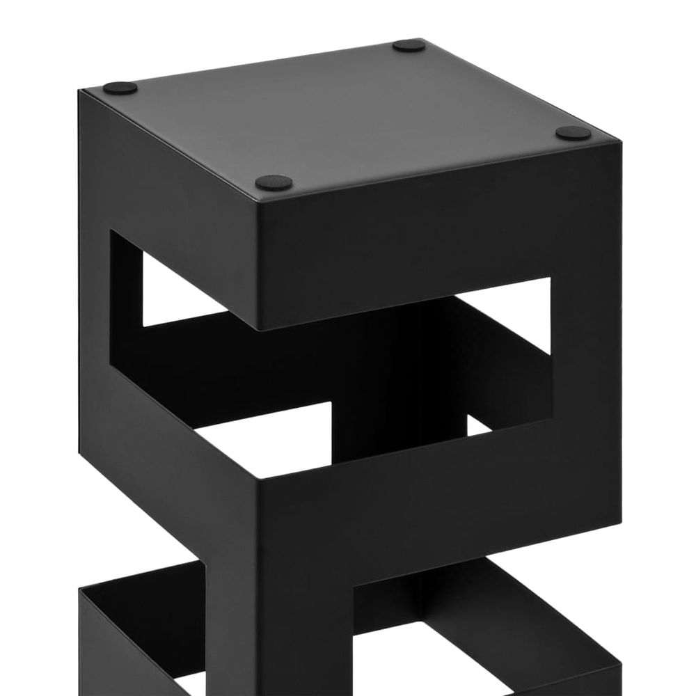 Umbrella Stand Tetris Steel Black - anydaydirect
