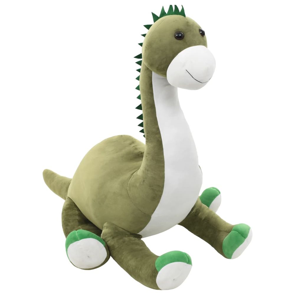 Dinosaur Brontosaurus Cuddly Toy Plush Green - anydaydirect