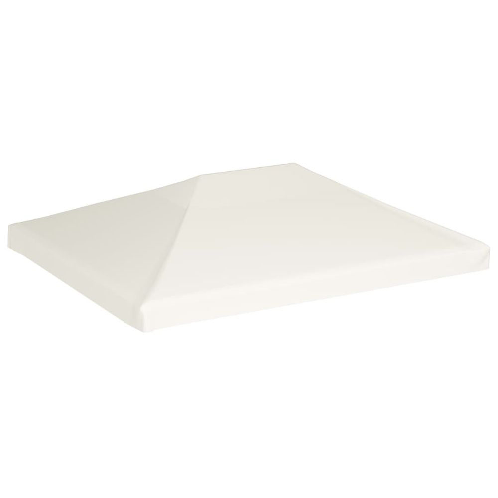 Gazebo Top Cover 310 g/m� 4x3 m Cream White - anydaydirect