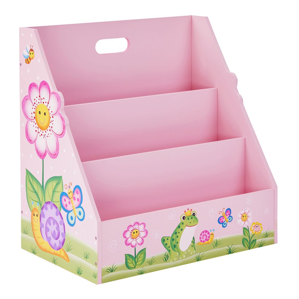 Fantasy Fields Kids Garden Bookshelf Bookcase Toy Organiser Storage TD-13142A - anydaydirect