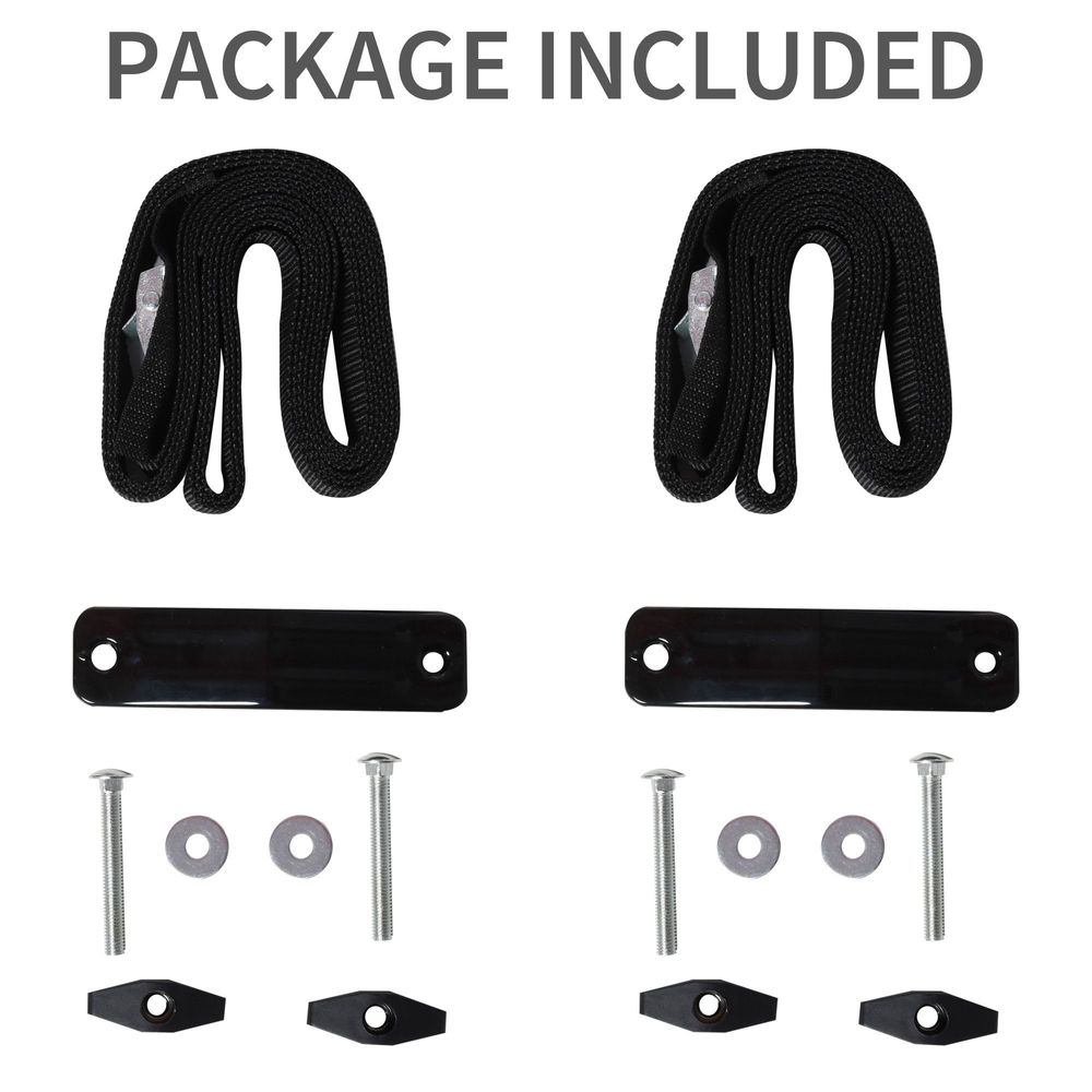 2 Pieces Kayak Roof Rack Universal Mount Cross Bar Carrier for Boat HOMCOM - anydaydirect