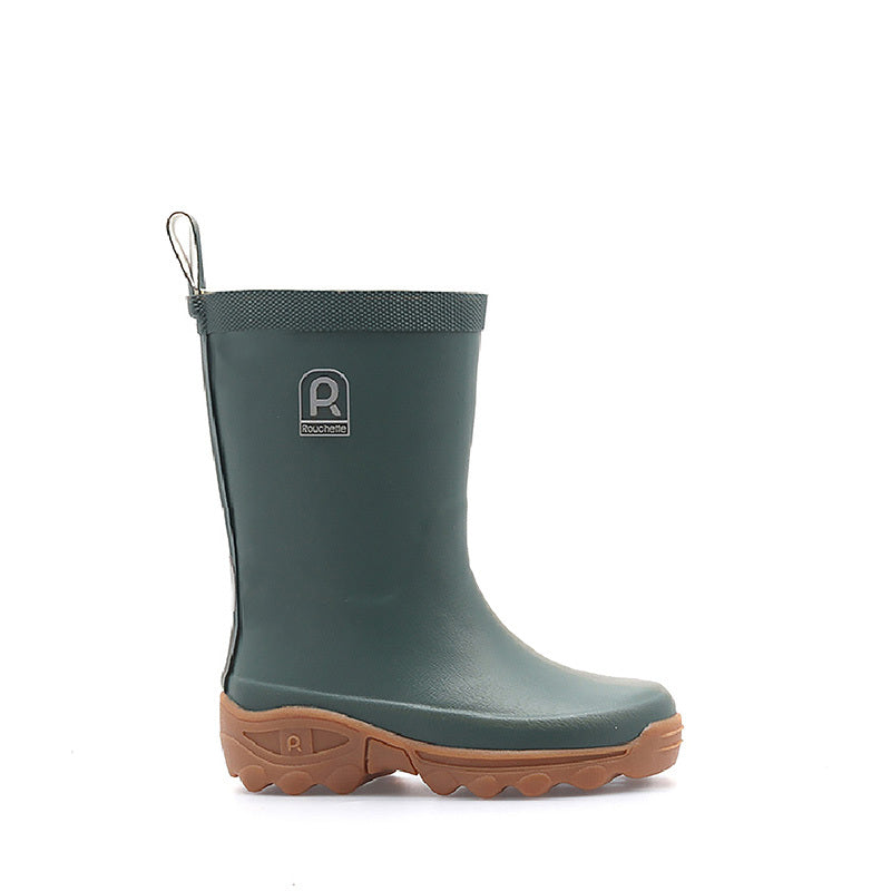 Rouchette Clean Kids Boot - Green - anydaydirect