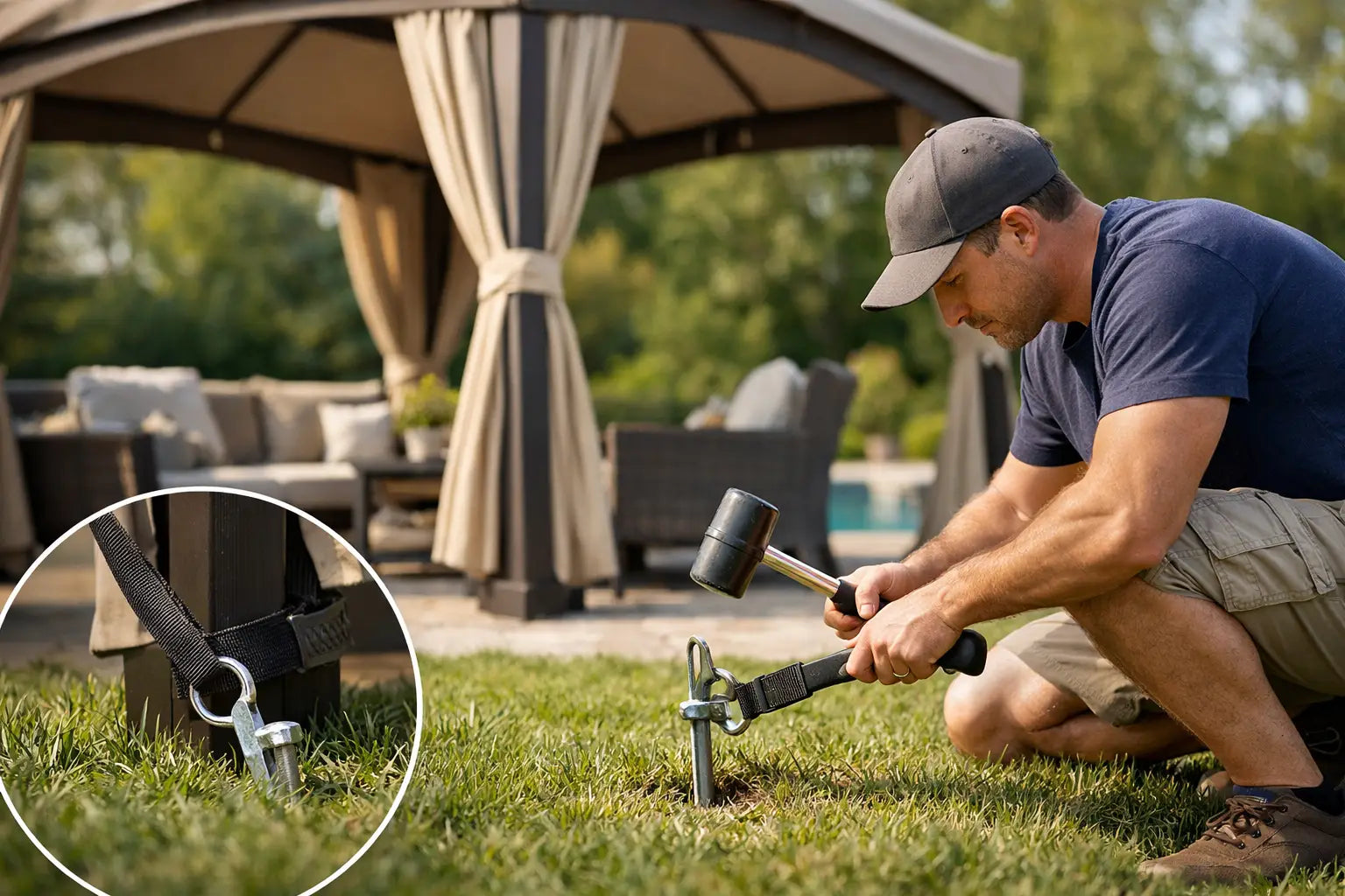 How to Anchor Gazebo Safely at Home