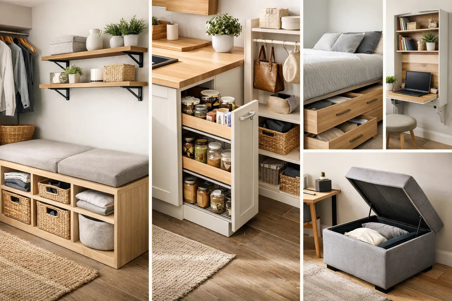 12 Home Storage Ideas for Small Spaces