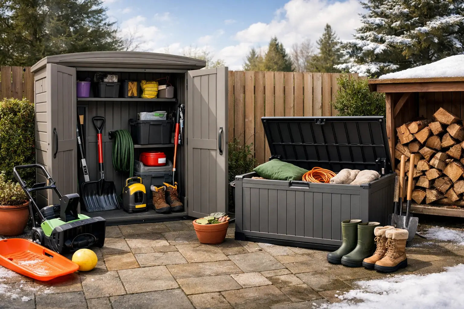 Outdoor Storage That Works All Year