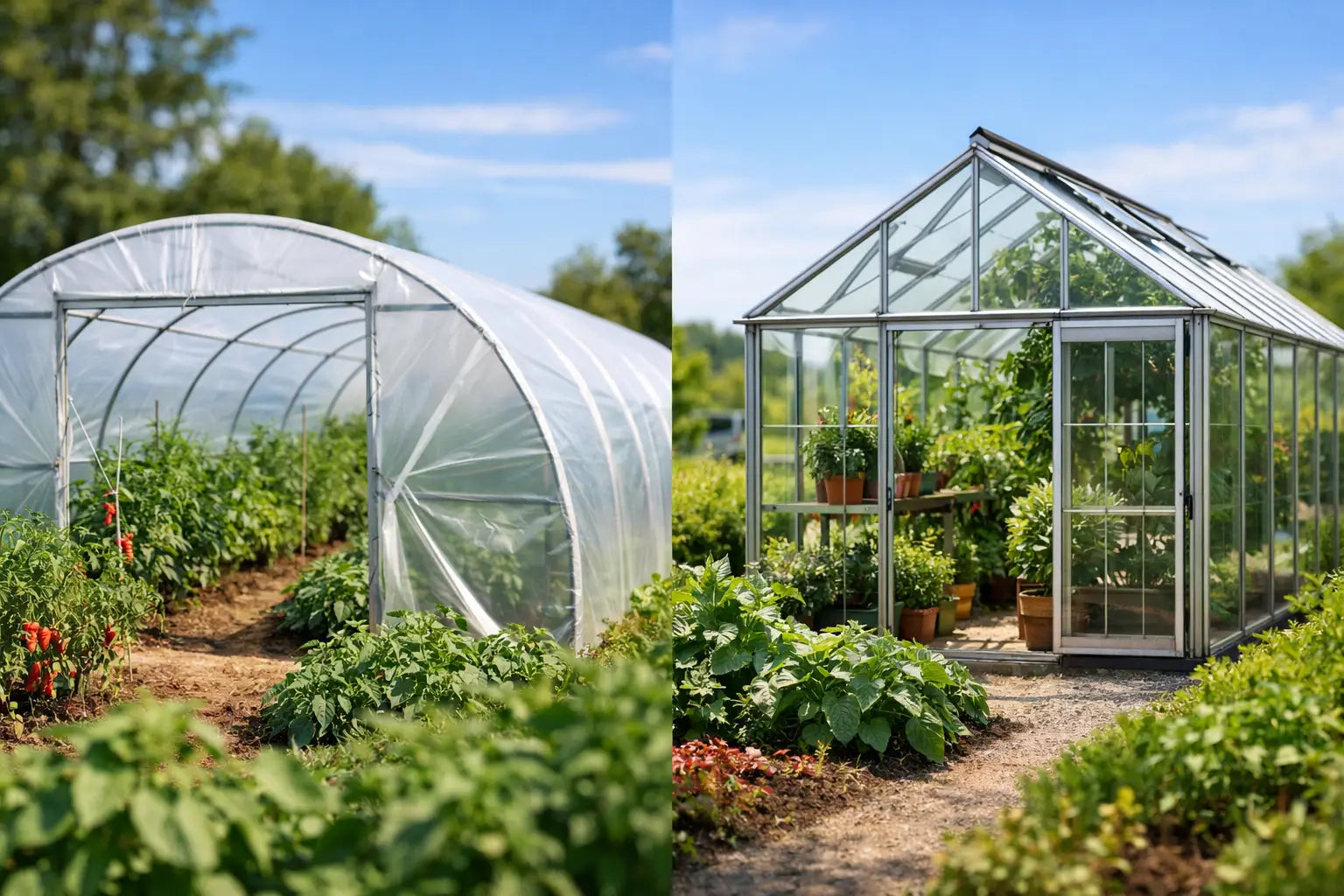 Polytunnel vs Greenhouse Pros Compared