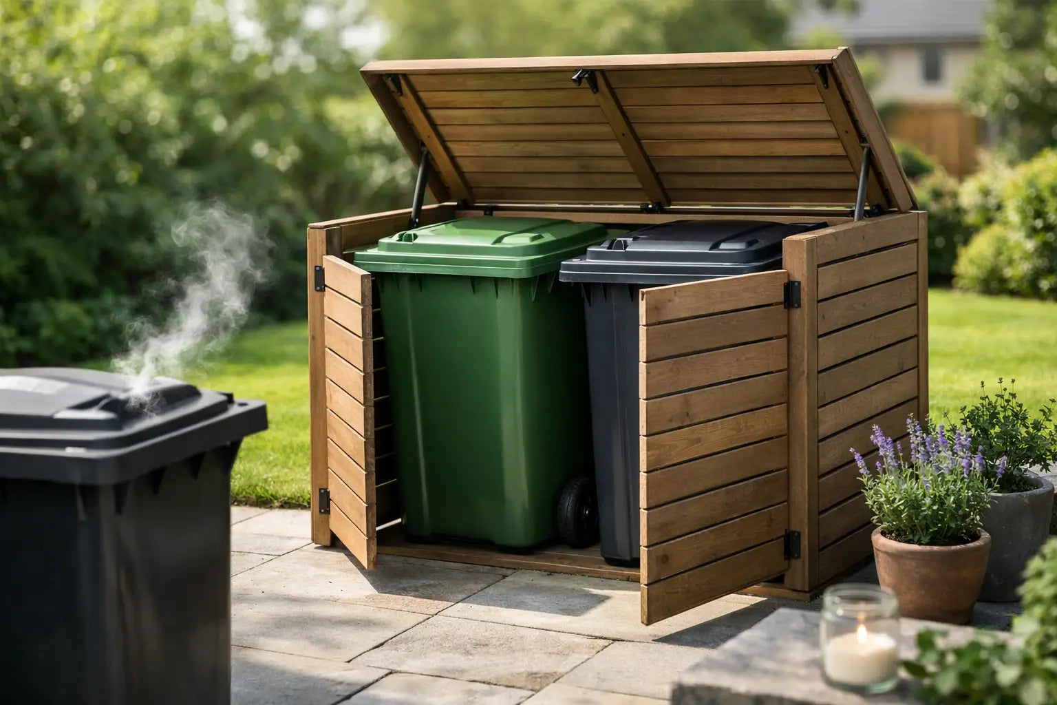 Do Wheelie Bin Stores Stop Smells at Home?