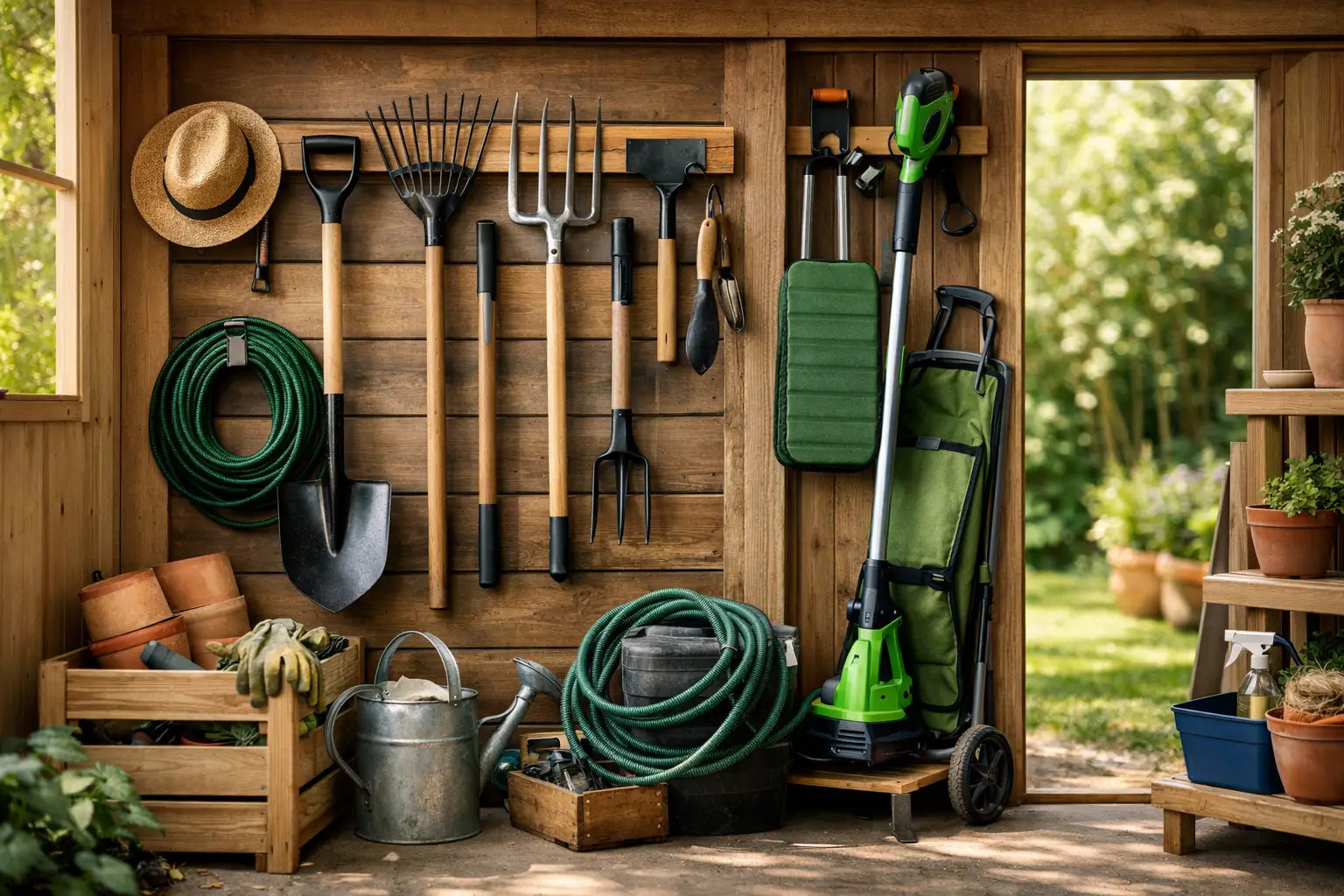 How to Organise Garden Tools Without Losing Space