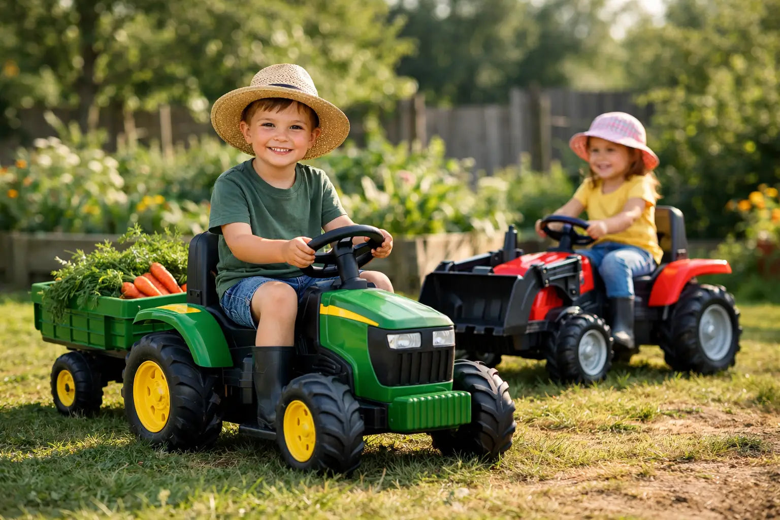 Best Ride On Tractors for Young Garden Fans
