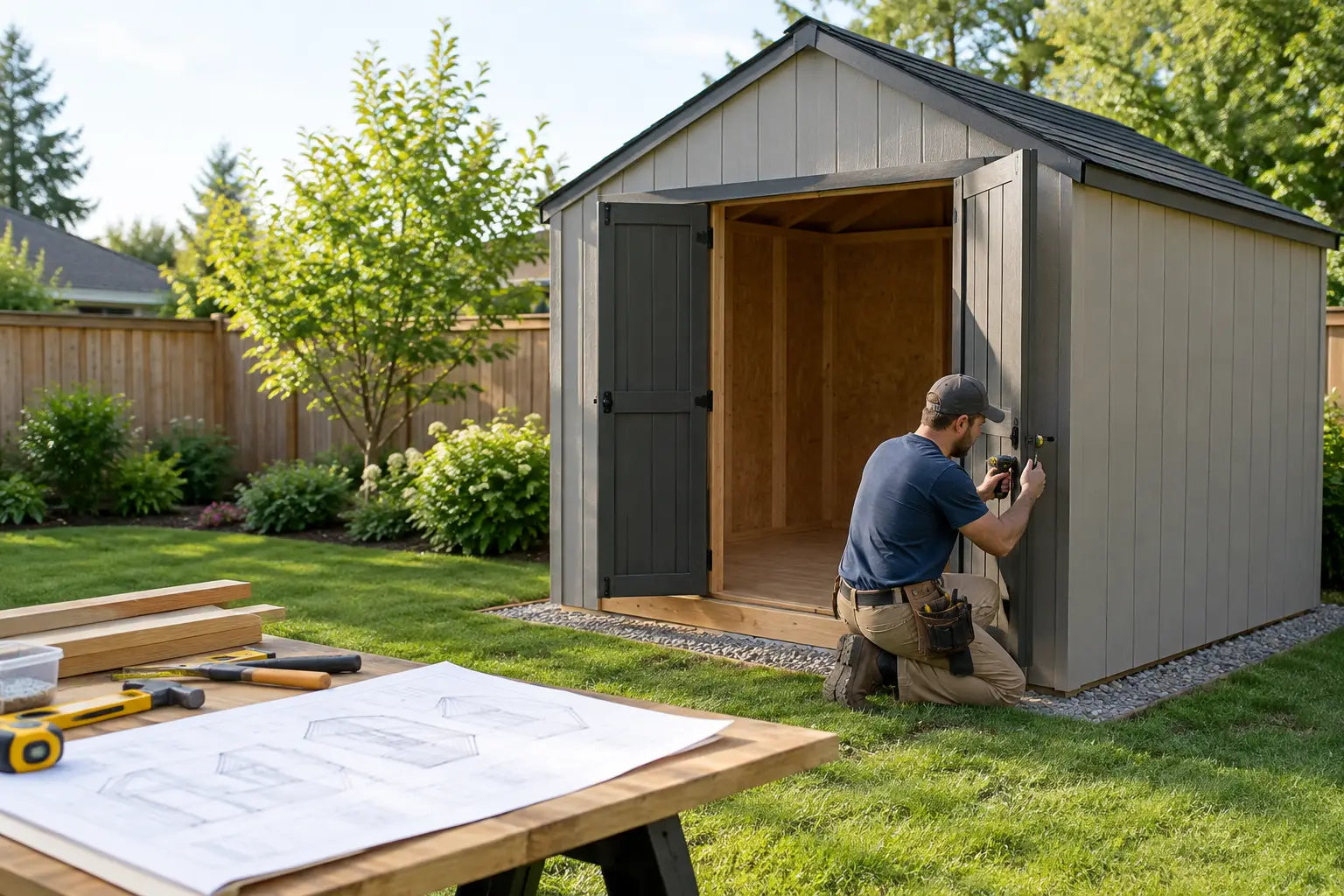 Garden Shed Installation Example: A Practical Plan