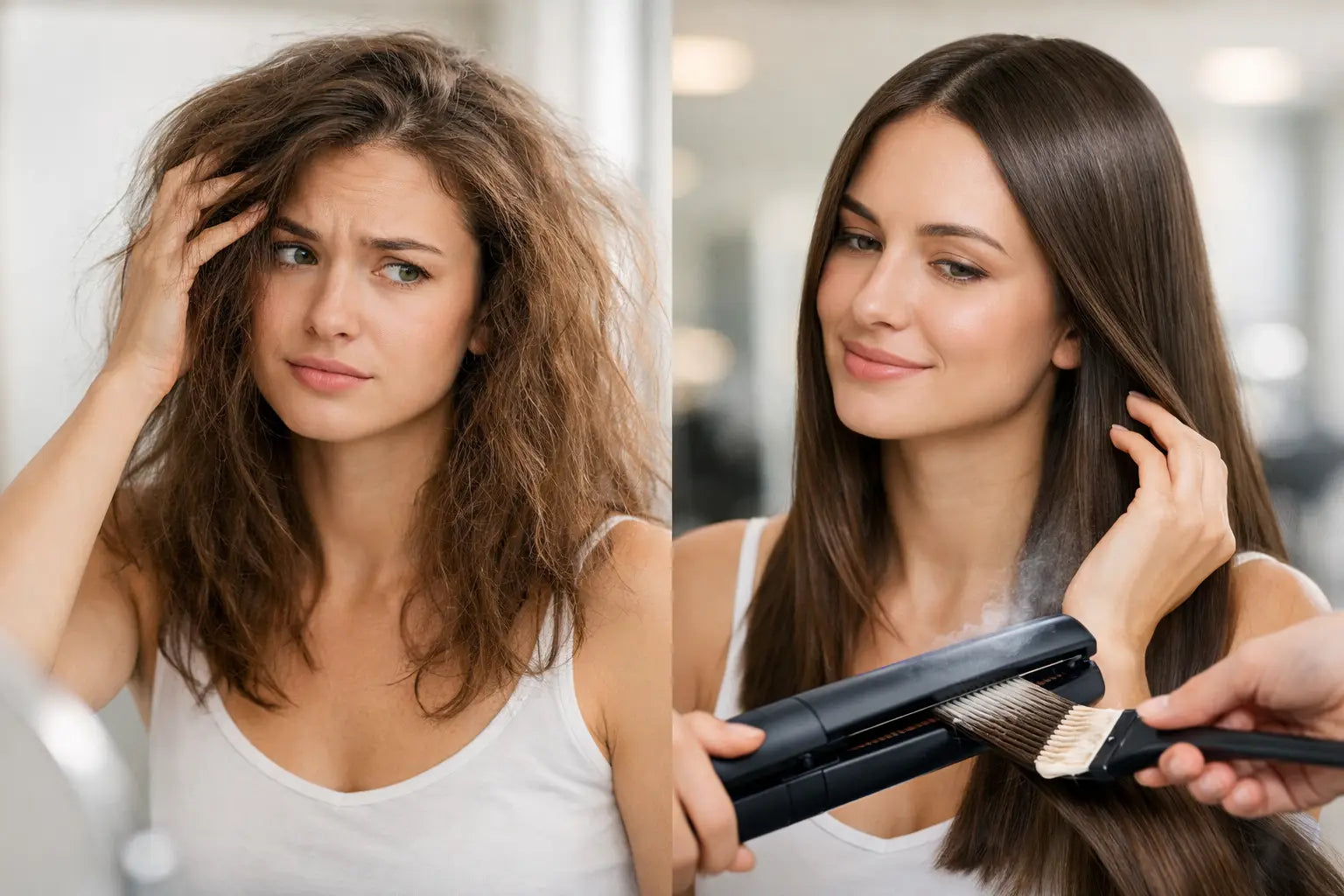 Can Keratin Help Frizzy Hair?
