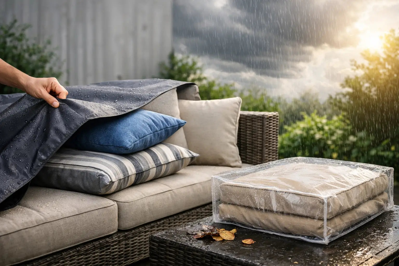 How to Protect Outdoor Cushions in British Weather