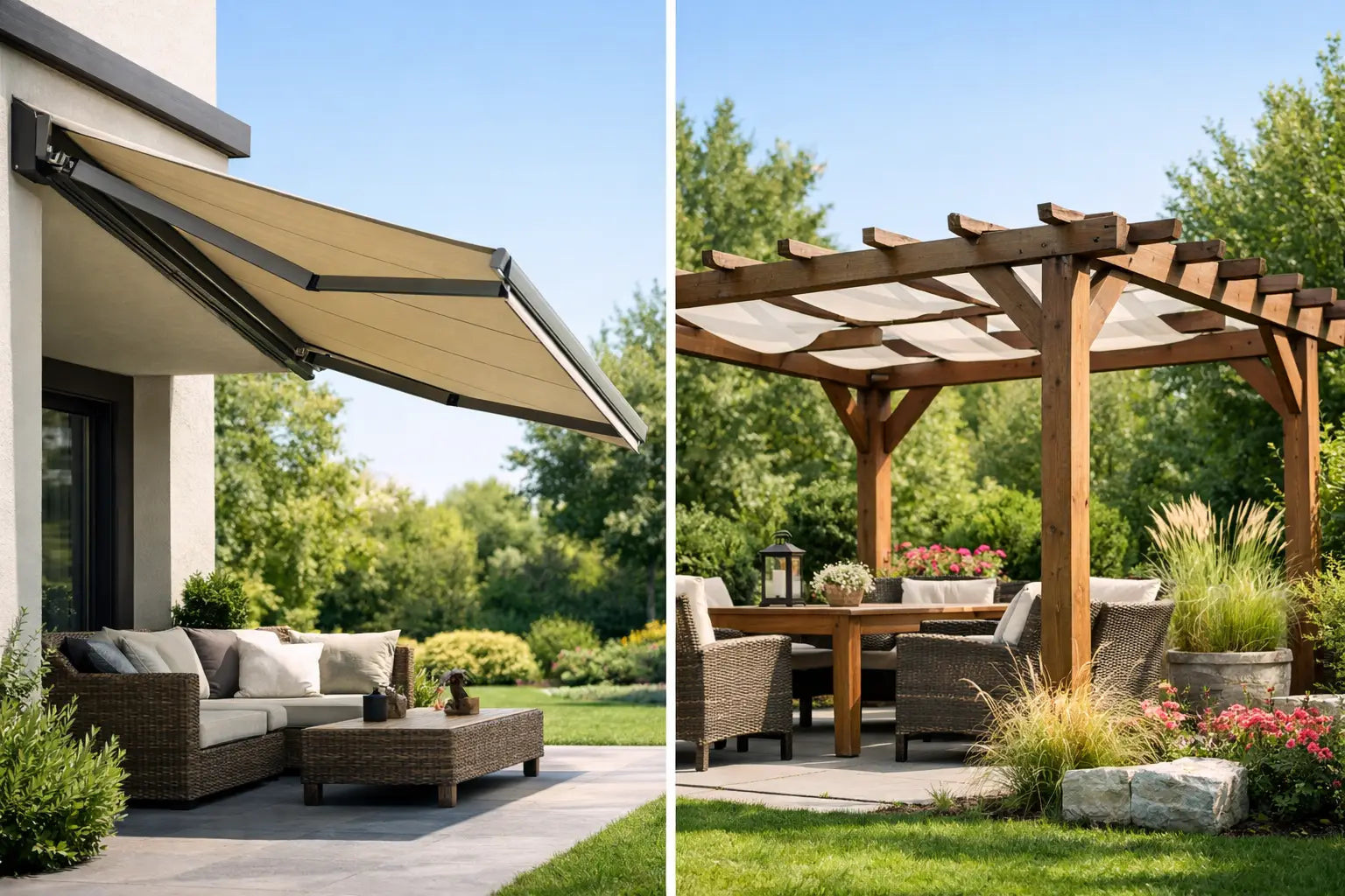 Awning vs Pergola Difference for Your Garden