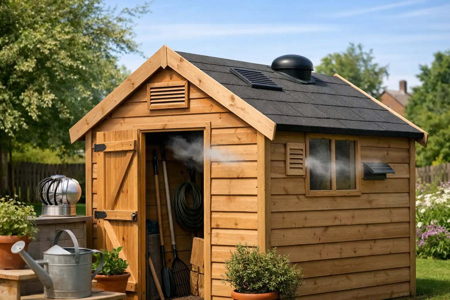 Garden Shed Ventilation Guide for UK Gardens