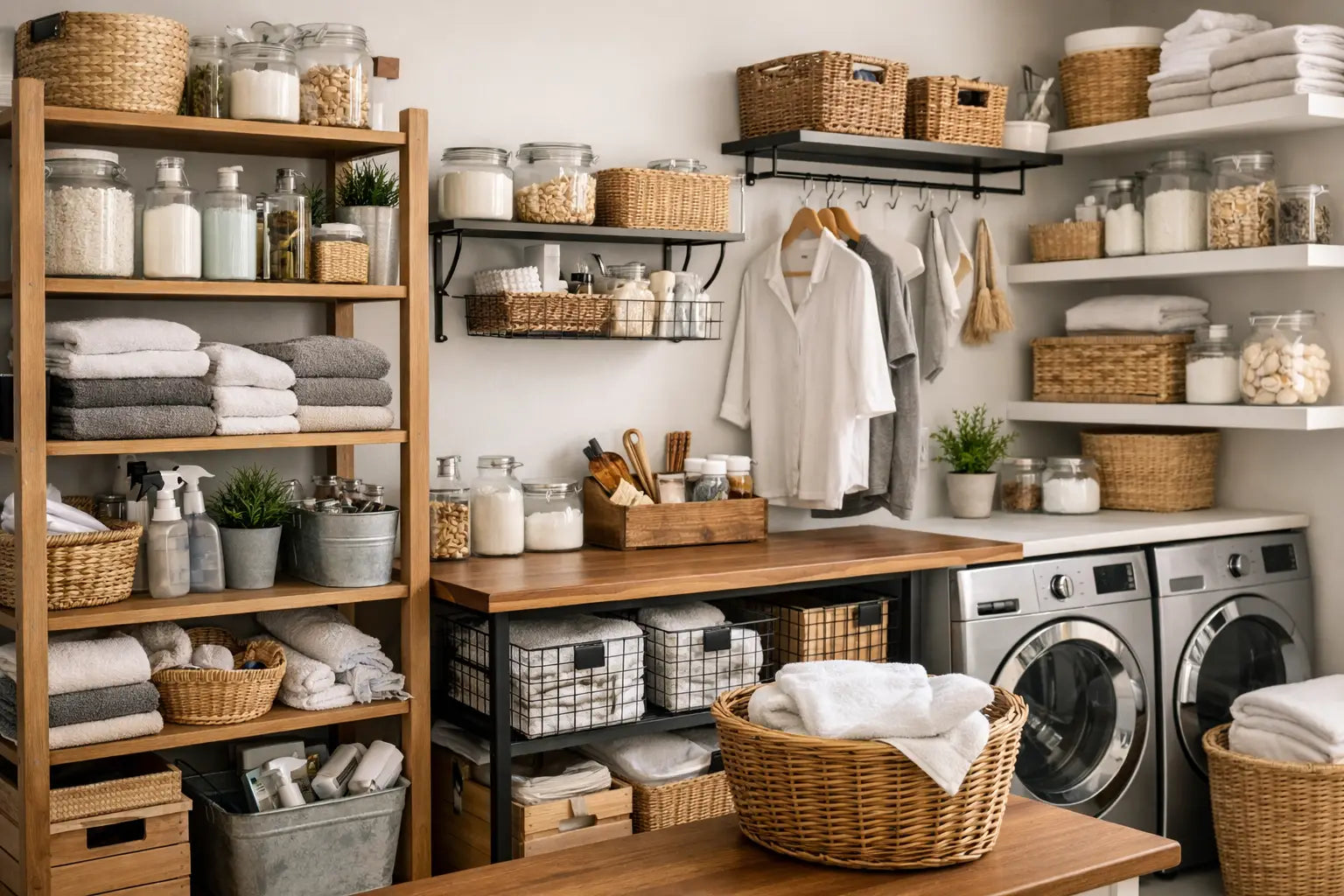 12 Utility Room Shelving Ideas That Work Hard