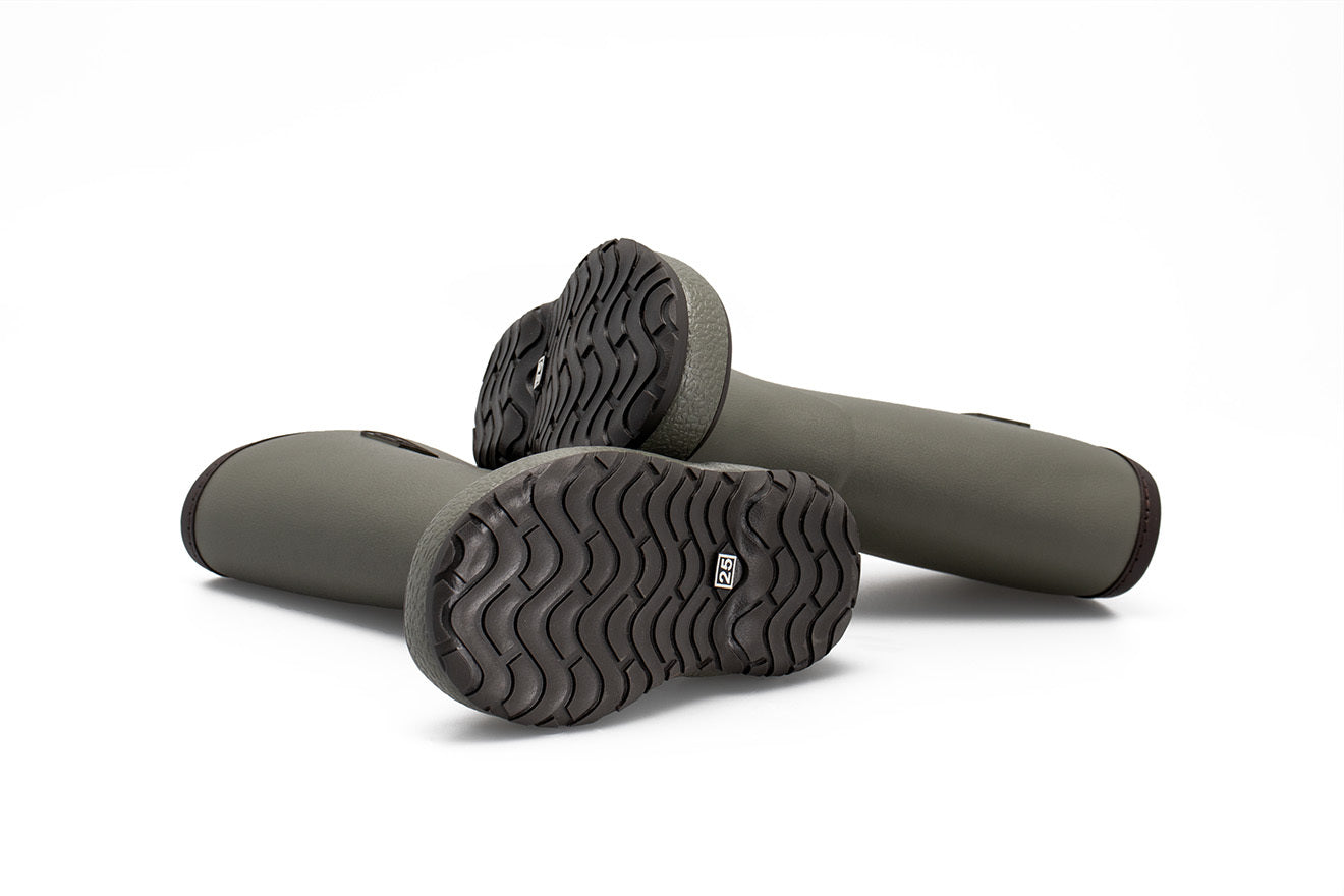 Rouchette Acteon Junior Boots - Khaki - anydaydirect