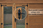 Leaded, Georgian, or Clear glazing options in Carlton Wooden Garden Summerhouse Shed for a customized look