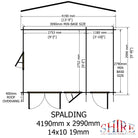 Shire Spalding 14x10 Log Cabin