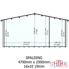Shire Spalding 16x10 Log Cabin