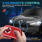 Kids Electric Ride on Car HOMCOM BMW i4 Licensed 12V Powered Electric Car w/ Remote Control, Portable Battery, Music, Horn, Headlights - anydaydirect