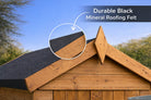 Durham Wooden Garden Summerhouse Shed featuring large double doors for easy access and ventilation