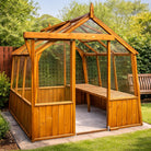 Dutch-Lite Wooden Garden Greenhouse With Sliding Door