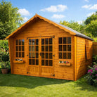 Belton Wooden Garden Summerhouse Shed with spacious interior and versatile design for various uses