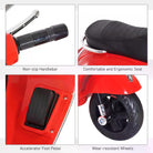 HOMCOM Kids' Motorcycle Ride-On: 6V with LED Illumination, Safe and Thrilling, Crimson - anydaydirect