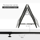 HOMCOM Angle Adjustable Double Sided Rebounder Net Training Aid Target Soccer Goal Kickback For Football, Baseball, Basketball - 75L x 75W cm - anydaydirect