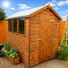 Bramcote Wooden Garden Apex Shed with double doors and traditional apex roof