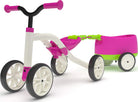 Chillafish Quadie Trailie 4-Wheeler Grow-with-Me Ride-On Quad and Trailer Combo, Pink - anydaydirect