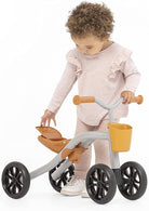 Chillafish Quadie 2 Bike And Basket Silver Rideon - anydaydirect