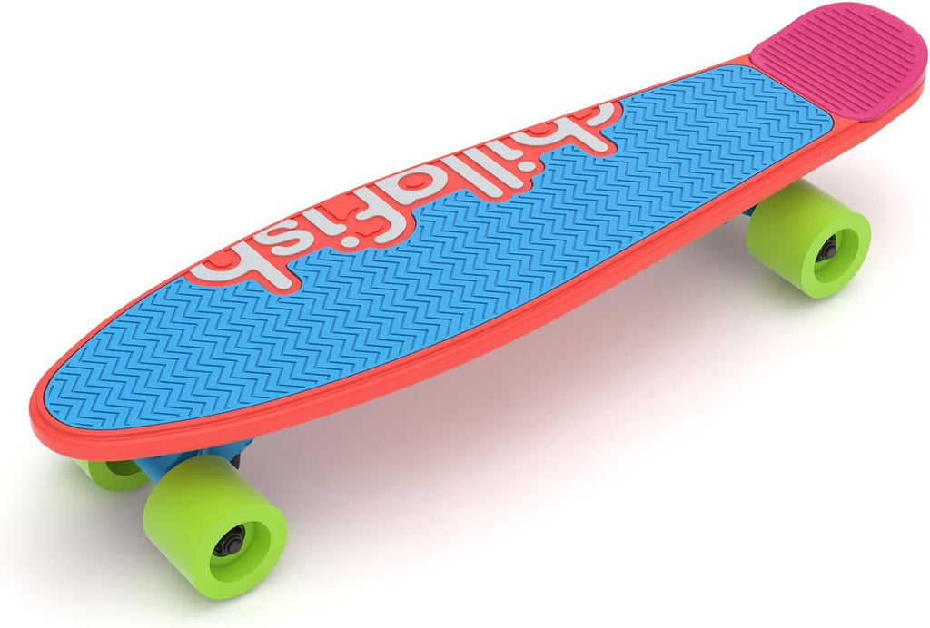 Chillafish Skatie Red Mix Skateboard - anydaydirect