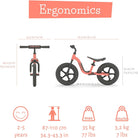 Chillafish Balance Bike Charlie Sport Flamingo - anydaydirect
