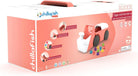 Chillafish Blockie 4-Wheel First Ride-on That Cleans up and Carries All Your Toys, 10 Play Blocks Included to Scoop in Digger-Style Action, Age 1-3 Years, Flamingo - anydaydirect