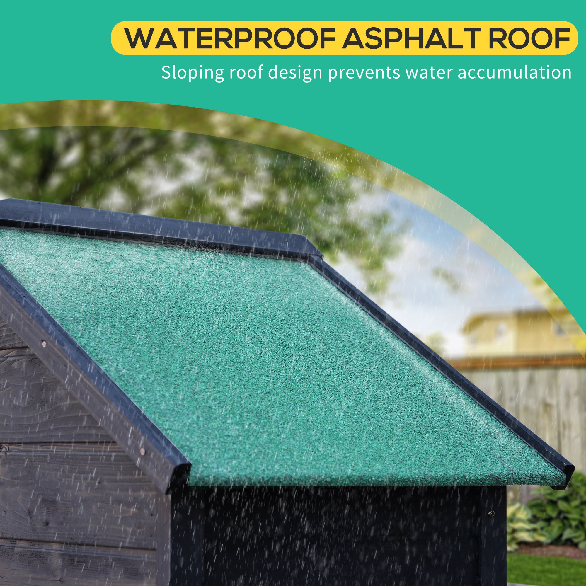 OutsunnyGarden Storage 4-Tier Wooden Garden Outdoor Shed 3 Shelves Utility Gardener Cabinet Lockable 2 Doors - Grey - anydaydirect