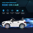 AIYAPLAY Mercedes Benz SLC 300 Licensed 12V Kids Electric Ride On Car w/ Parental Remote Two Motors Music Suspension Wheel for 3-6 Year - anydaydirect