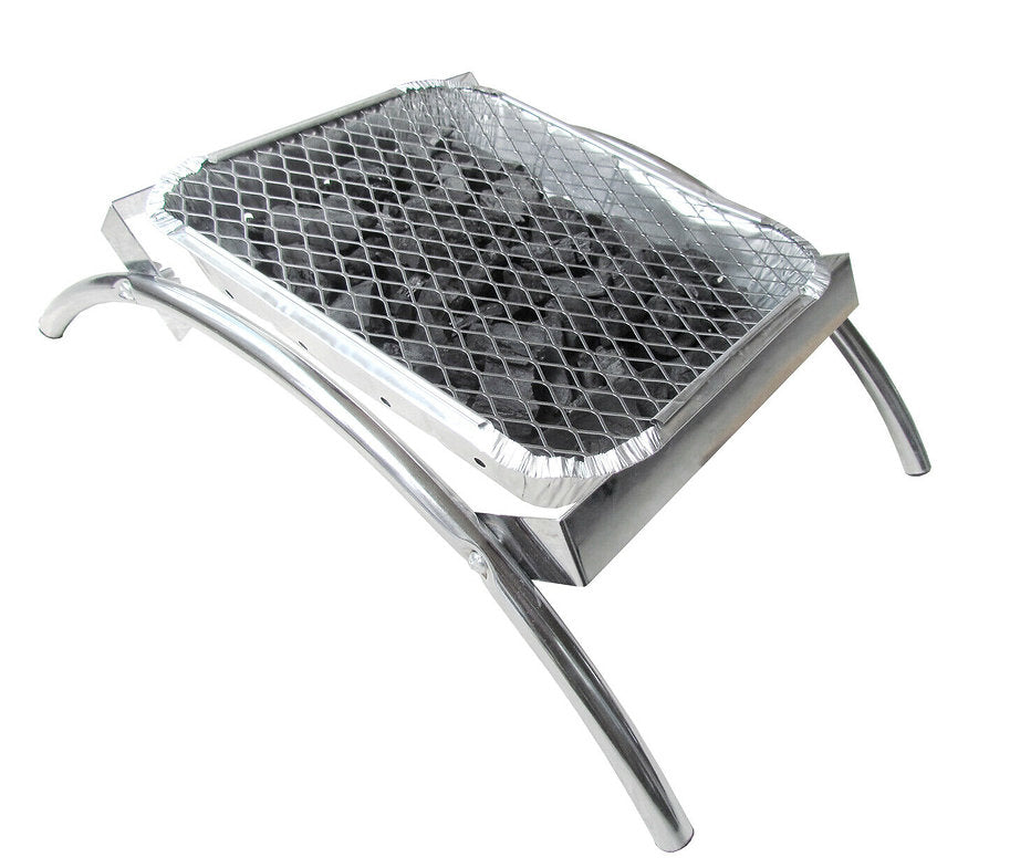 Asado Grill Dual BBQ with Disposable Bamboo Coal Pack - anydaydirect