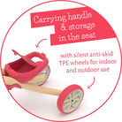 Chillafish Quadie 4-wheeler Peach - anydaydirect
