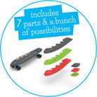 Chillafish Skatie Black Mix Skateboard - anydaydirect