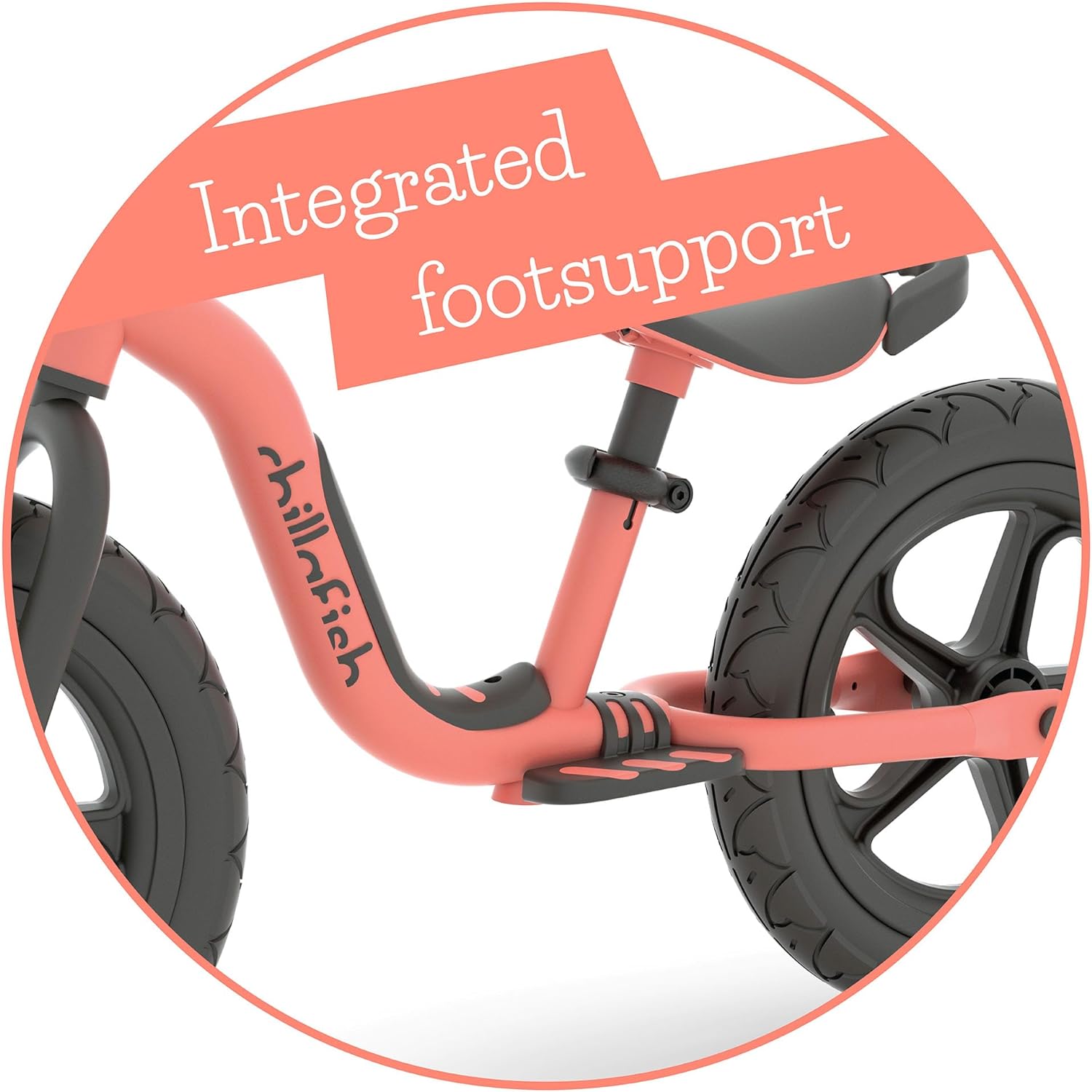 Chillafish Balance Bike Charlie Sport Flamingo - anydaydirect